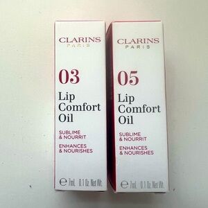Clarins Lip Comfort Oil x 2